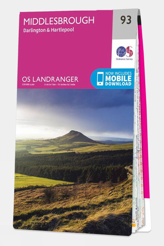 cotswold Landranger Map 93 Middlesbrough