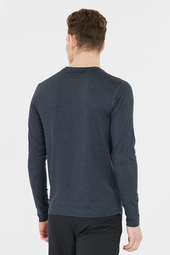 Mens Abdon Melange Long Sleeve T-Shirt