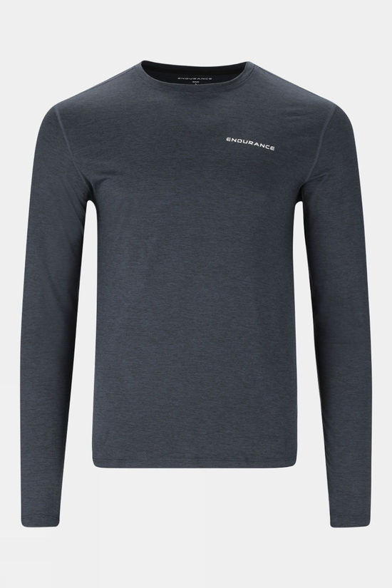 Mens Abdon Melange Long Sleeve T-Shirt