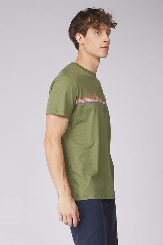 Cotswold Mens Adventure Stripes T-Shirt