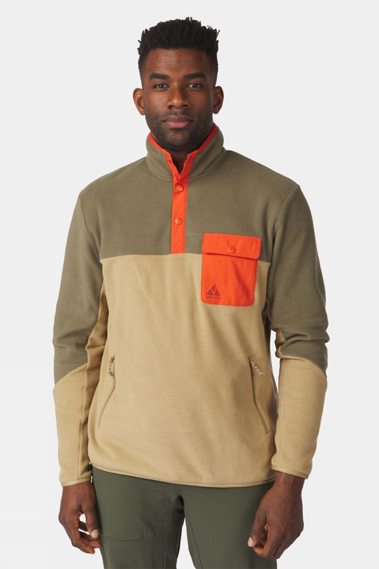 Cotswold Mens Fitzroy Snap Fleece Top