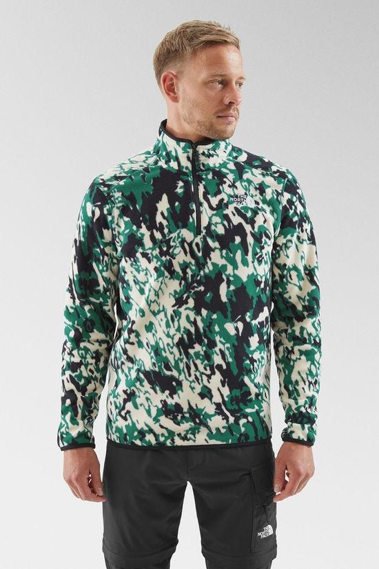 Cotswold Mens Glacier Printed Quarter Zip Fleece