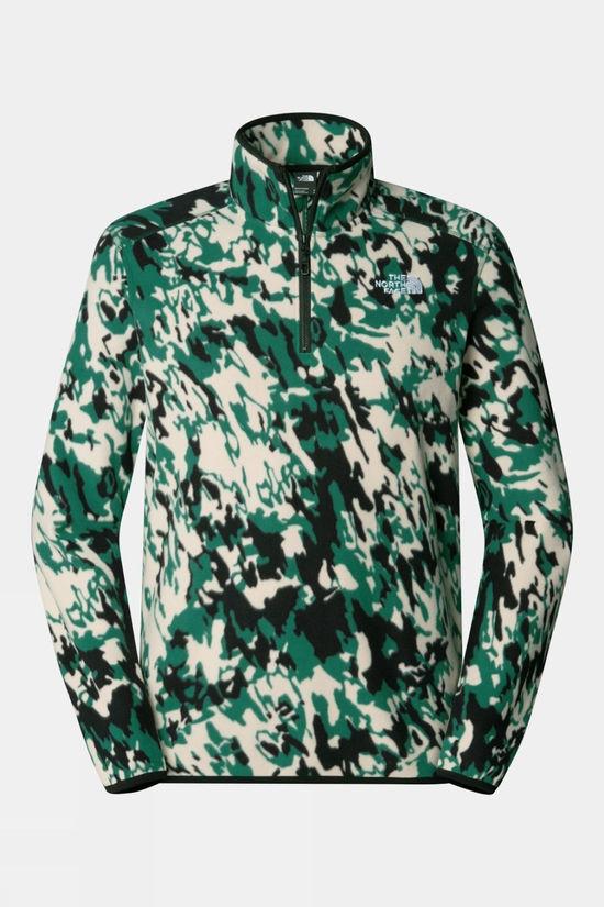 cotswold Mens Glacier Printed Quarter Zip Fleece