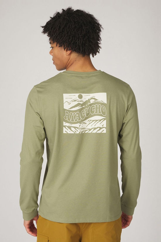 Cotswold Mens Hillside Organic Long Sleeve T-Shirt