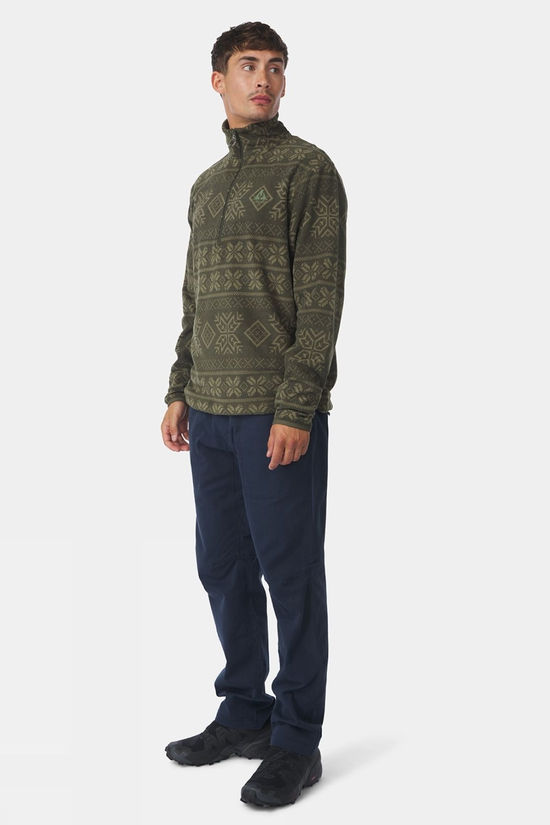 Cotswold Mens Inverno Printed Half Zip Fleece
