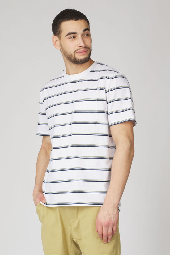 Cotswold Mens Journey Striped Short Sleeve T-Shirt
