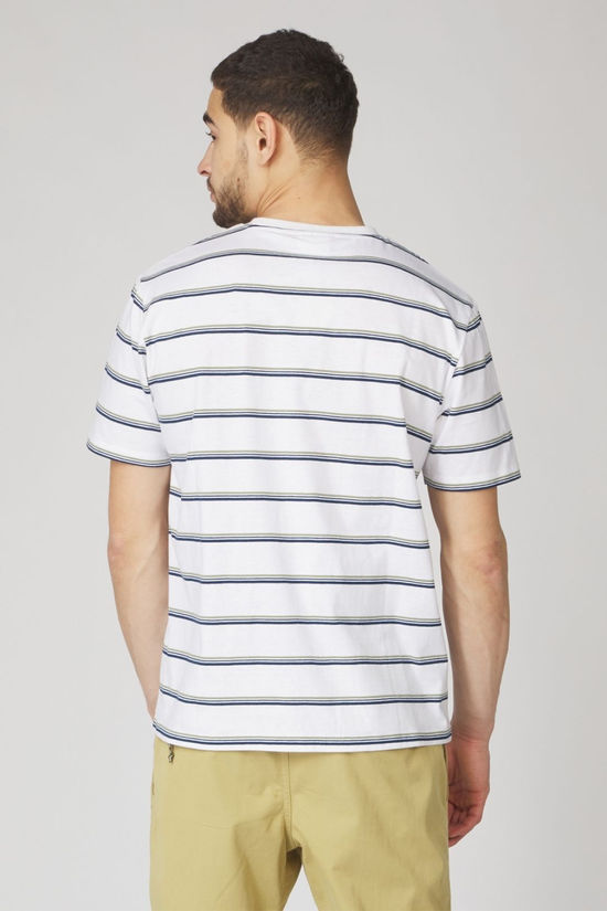 Cotswold Mens Journey Striped Short Sleeve T-Shirt