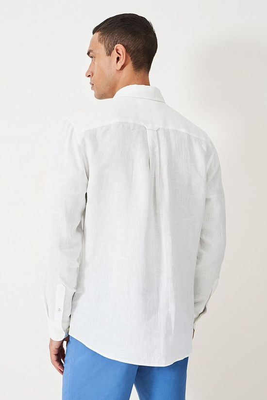 Cotswold Mens Long Sleeve Linen Shirt