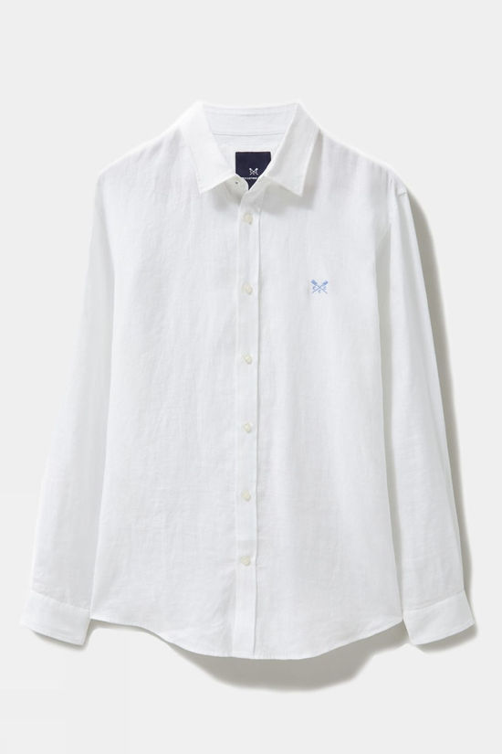 cotswold Mens Long Sleeve Linen Shirt