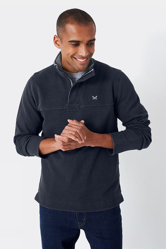 Cotswold Mens Padstow Pique Quarter Zip Sweatshirt
