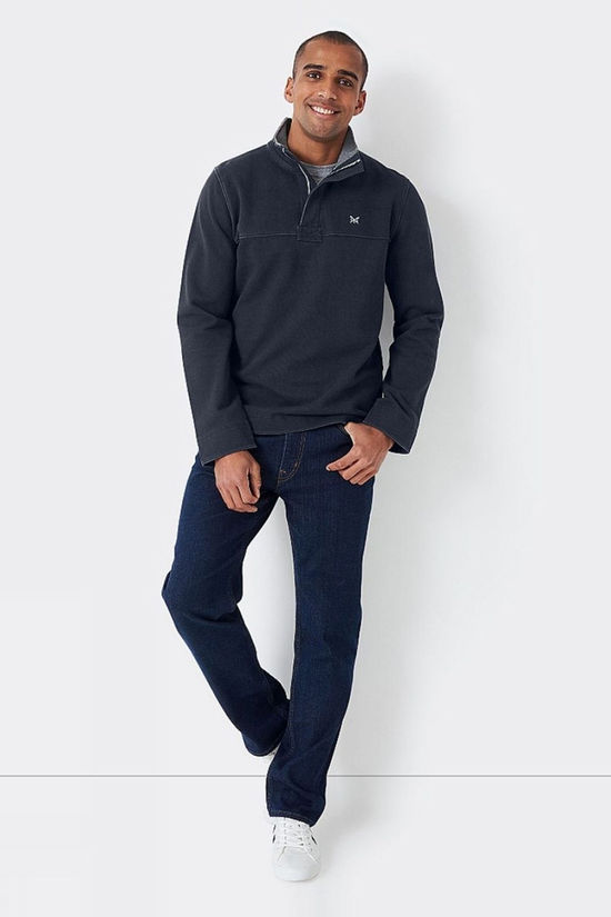 Cotswold Mens Padstow Pique Quarter Zip Sweatshirt