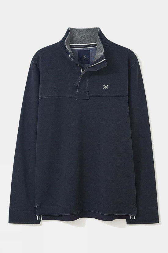 cotswold Mens Padstow Pique Quarter Zip Sweatshirt