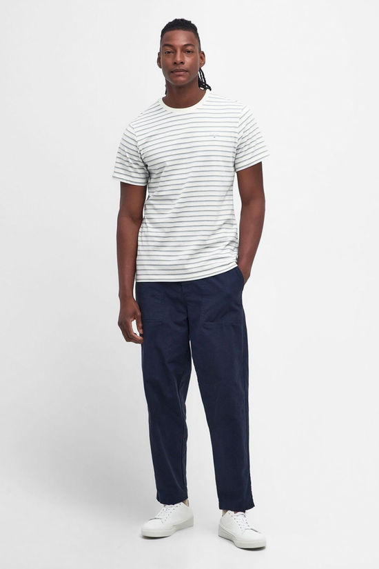 Cotswold Mens Ponte Stripe T-Shirt