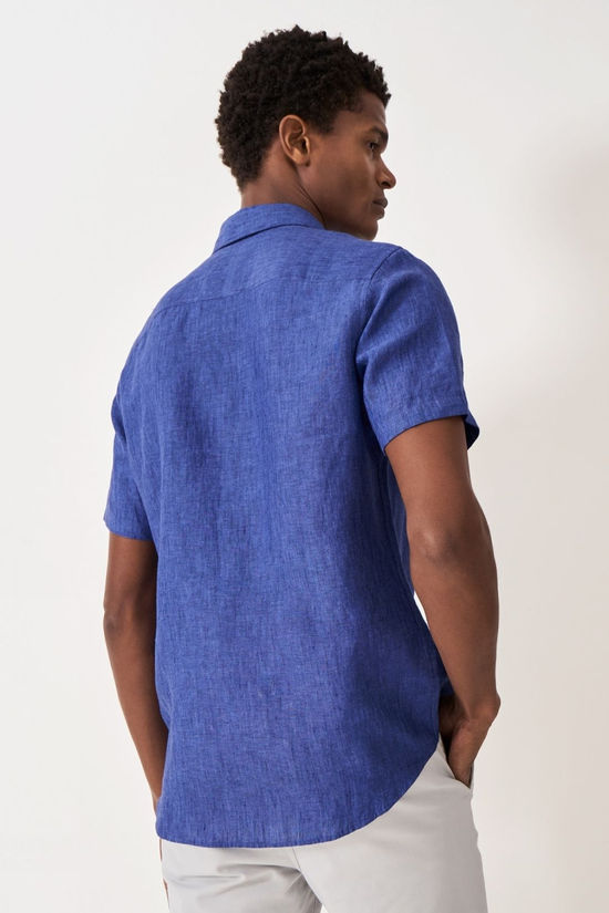 Cotswold Mens Short Sleeve Linen Shirt