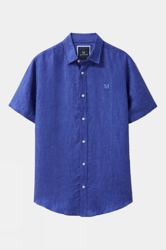 cotswold Mens Short Sleeve Linen Shirt