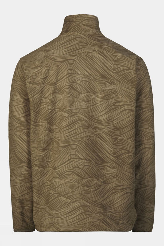 Cotswold Mens Wave Printed Half Zip Fleece
