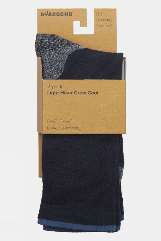 Cotswold Unisex Light Hiker Crew Cool Socks (2 Pack)