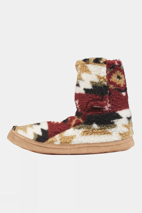 Cotswold Unisex Sherpa Printed Slippers