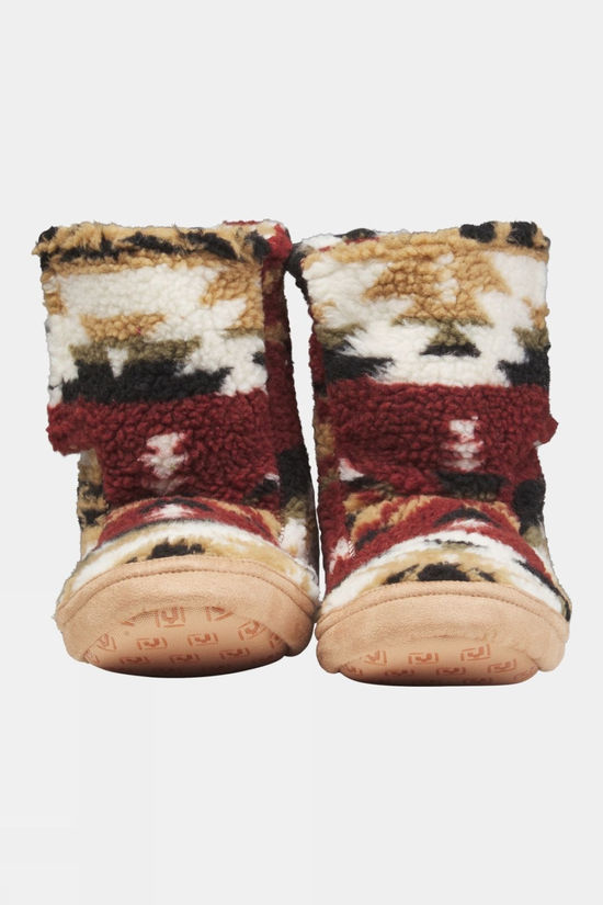 Cotswold Unisex Sherpa Printed Slippers