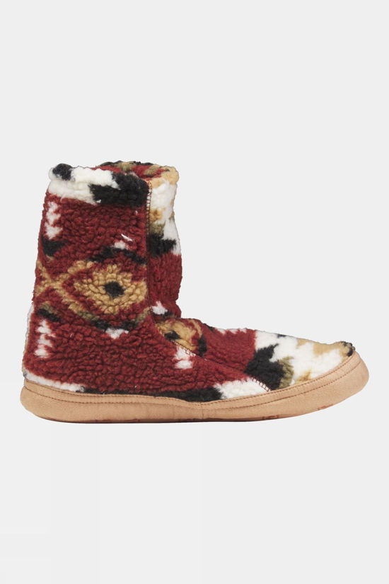 cotswold Unisex Sherpa Printed Slippers