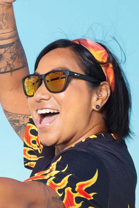 Cotswold Whiskey Shots With Satan Sunglasses