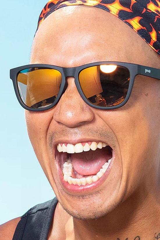 Cotswold Whiskey Shots With Satan Sunglasses