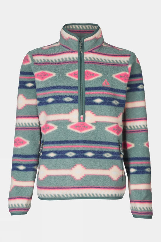 cotswold Womens Barrosa Printed Half Zip Fleece