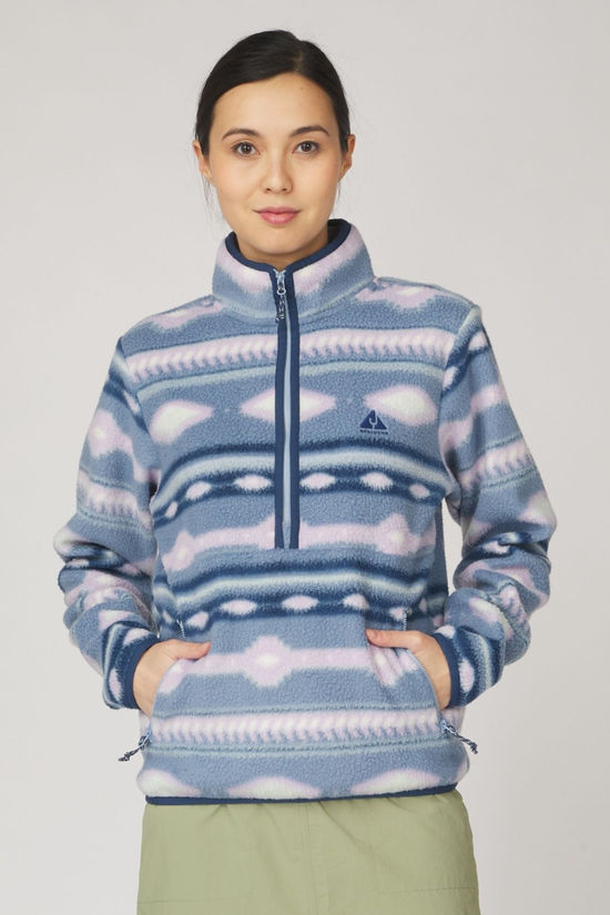 Cotswold Womens Barrosa Printed Half Zip Fleece