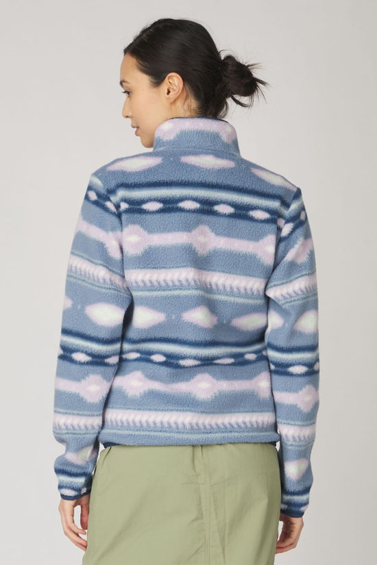 Cotswold Womens Barrosa Printed Half Zip Fleece