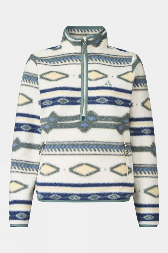 cotswold Womens Barrosa Printed Half Zip Fleece