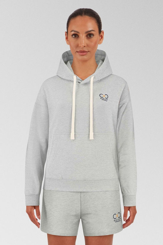Cotswold Womens Blue Fleece Hooded Sweatshirt