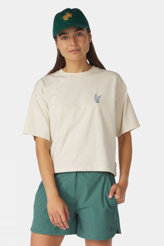 Cotswold Womens Cropped Mini Embroidery T-Shirt