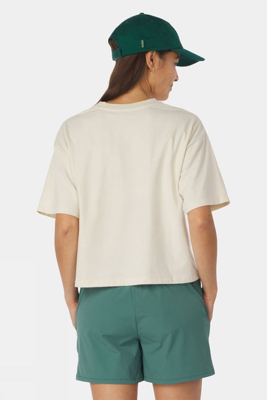 Cotswold Womens Cropped Mini Embroidery T-Shirt