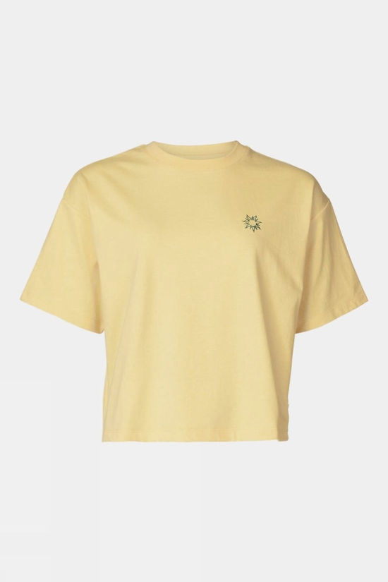 cotswold Womens Cropped Mini Embroidery T-Shirt