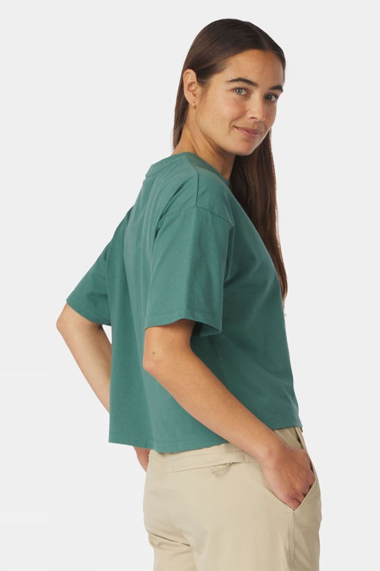 Cotswold Womens Cropped Mini Embroidery T-Shirt