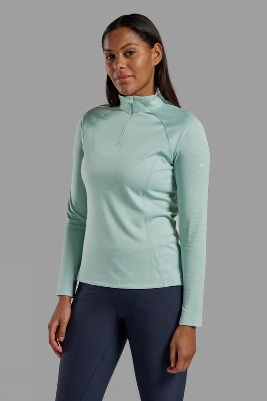 Cotswold Womens Dart Zip Neck Base Layer Top