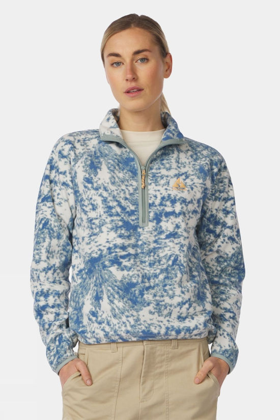 Cotswold Womens Estate Printed Half Zip Fleece