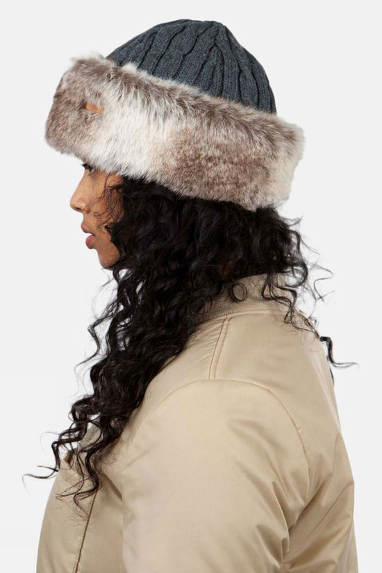 Cotswold Womens Fur Cable Bandhat Beanie