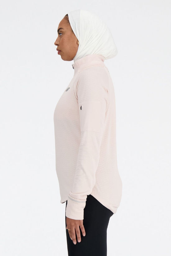 Womens Heat Grid Half Zip Top