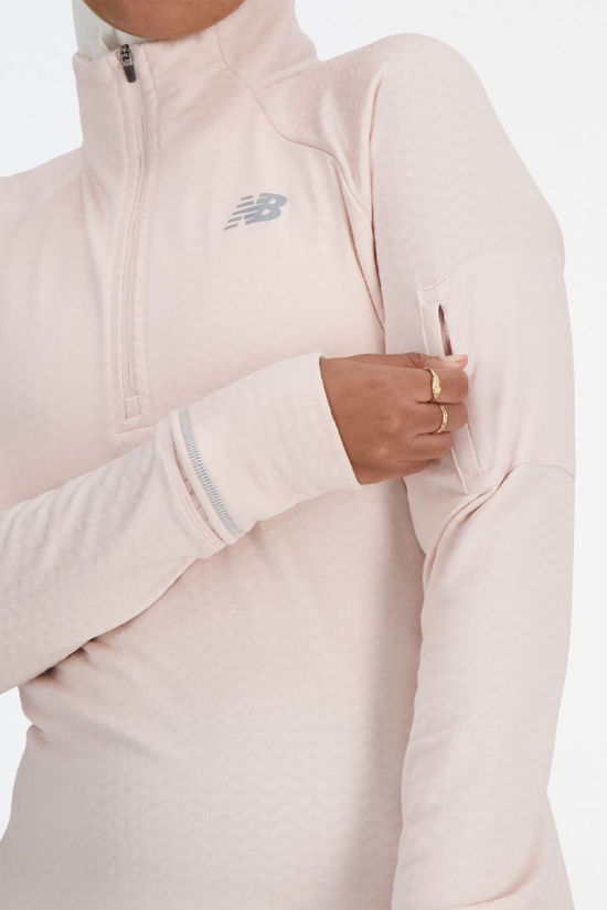 Womens Heat Grid Half Zip Top