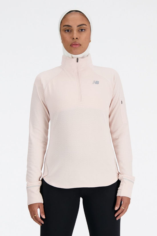 Womens Heat Grid Half Zip Top