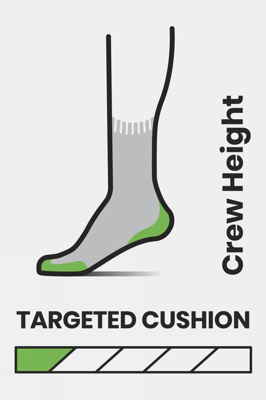 Cotswold Womens Hike Targeted Cushion Crew Socks