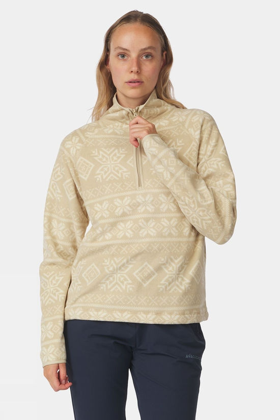 Cotswold Womens Inverno Printed Half Zip Fleece