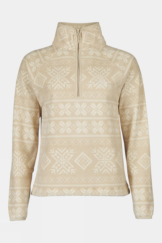 cotswold Womens Inverno Printed Half Zip Fleece