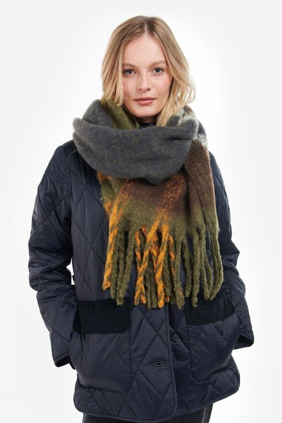 Cotswold Womens Isla Tartan Boucle Scarf