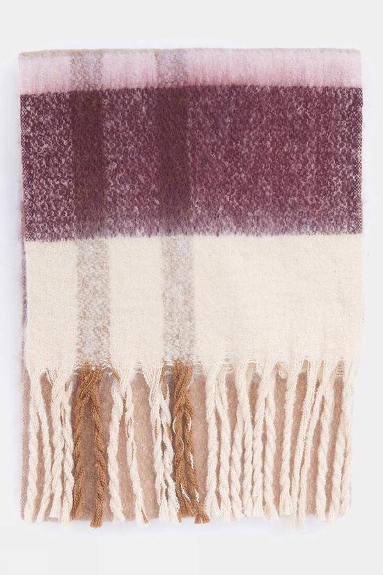 Cotswold Womens Isla Tartan Boucle Scarf
