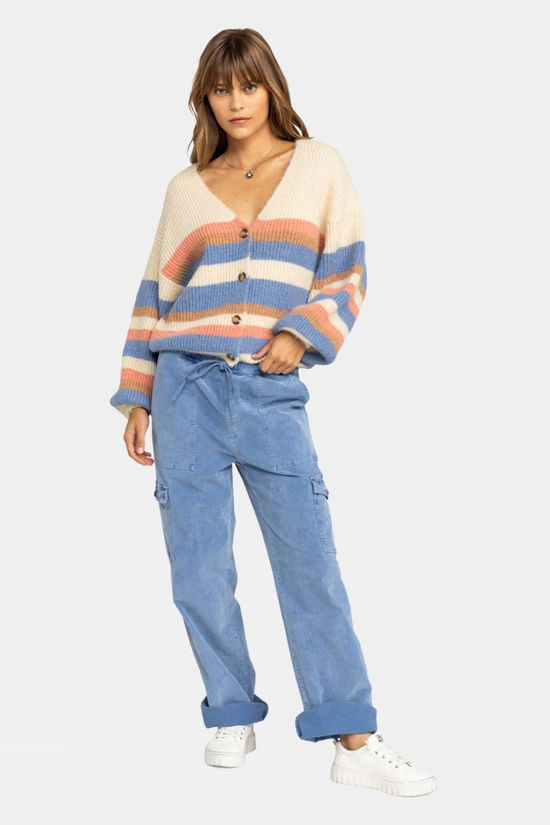 Cotswold Womens Marble Tiles Stripe Cardigan