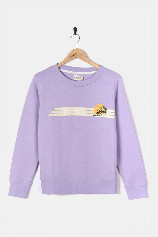 cotswold Womens Poster Stripe Crew Sweatshirt
