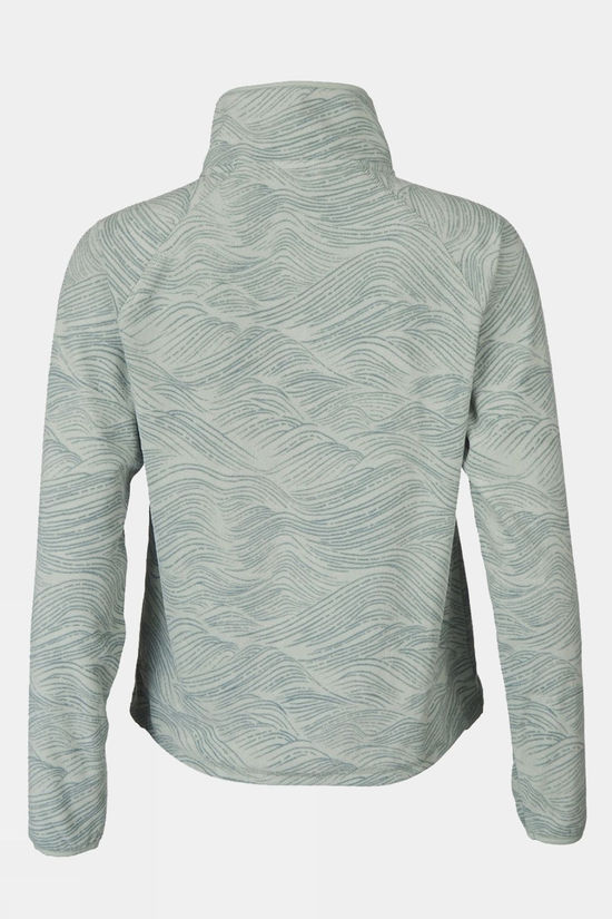 Cotswold Womens Wave Printed Half Zip Fleece