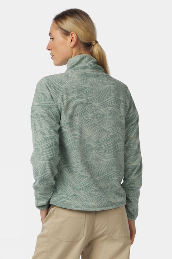 Cotswold Womens Wave Printed Half Zip Fleece